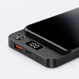 Port edge of the ONDO 20K: USB-A, USB-C and LED display